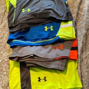 Under Armour mens basketball shorts lot of 4
